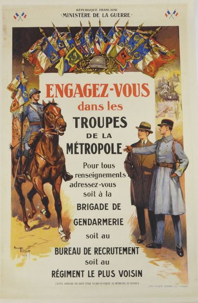 AFFICHE. Maurice TOUSSAINT (1882-1974) :