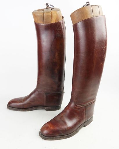 ÉQUIPEMENTS. Paire de bottes d'officier 