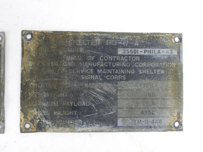 USA. Lot de 5 plaques originales pour GMC...