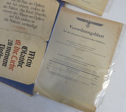 GERMANY. Set of about 20 miscellaneous documents,...