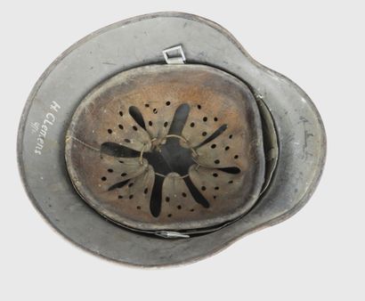 GERMANY. Model 1935 steel helmet painted...