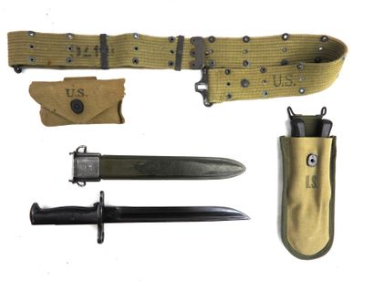 USA. Ceinturon US M36, OD3, bon marquage...