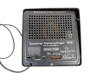 ALLEMAGNE. Poste récepteur radio « Deutscher...