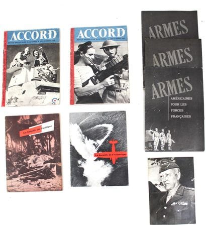 USA. Lot de revues à destination des militaires...