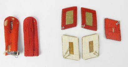 GERMANY. Set of 3 Flak officer collar tabs...