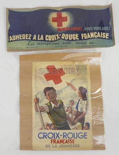 AFFICHES. Croix rouge française, LAURO 