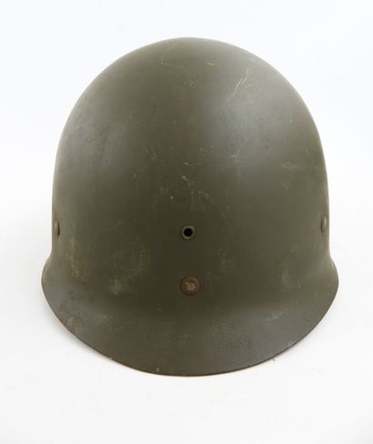 USA. Casque US M1 avec pattes fixes et jonc...