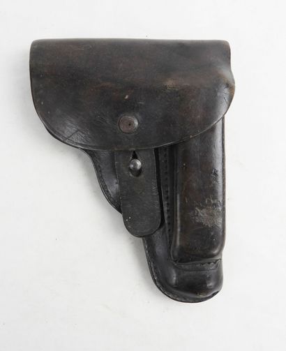 CZECHOSLOVAKIA. Brown leather CZ 27 7.65...