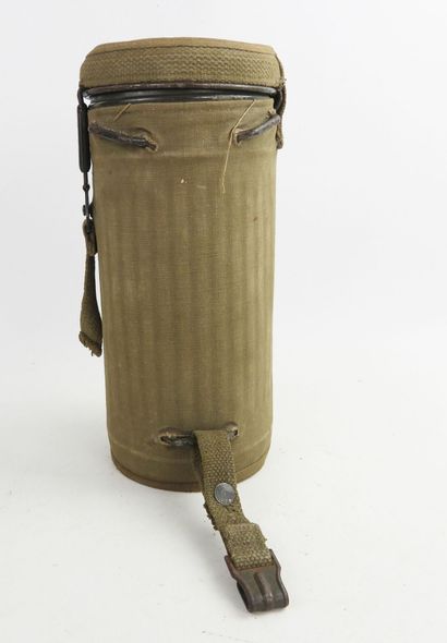 GERMANY. Model 31 iron gas mask painted in...