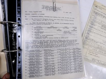 USA. Ensemble relatif à Francis Purdy, 354th...