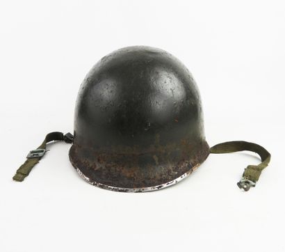 USA. Coque casque M1, boucles et jugulaire...