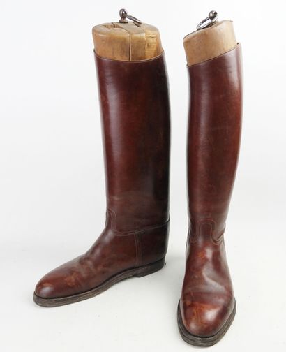 ÉQUIPEMENTS. Paire de bottes d'officier 