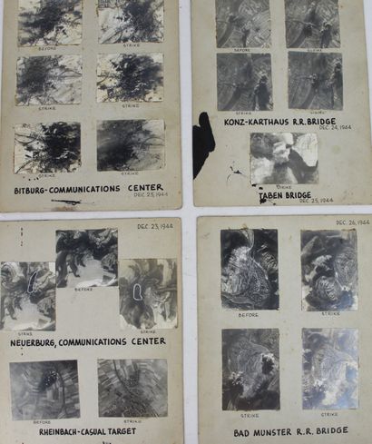 USA. Lot de plusieurs photographies : 4 planches...