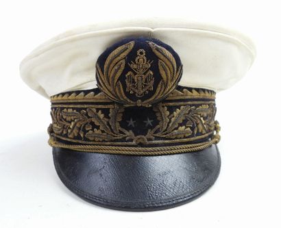 COIFFURES. Casquette de contre-amiral, coiffe...