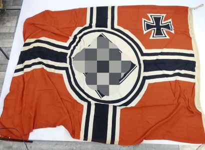 ALLEMAGNE. Grand drapeau de guerre de la...