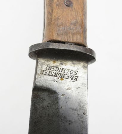ALLEMAGNE. Couteau de combat à manche en...