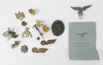 GERMANY. Set of 20 miscellaneous badges,...