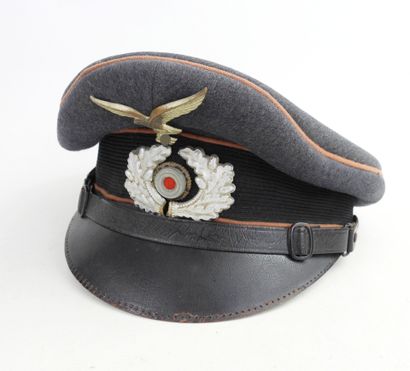 GERMANY. Luftwaffe signals NCO cap in blue-gray...