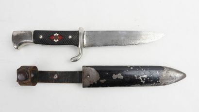 GERMANY. HJ knife with checkered bakelite...