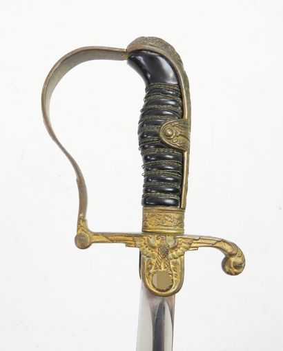 ALLEMAGNE. Sabre d'officier de la Heer, monture...