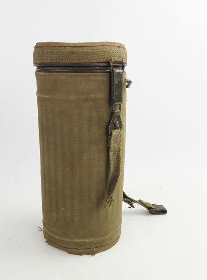 GERMANY. Model 31 iron gas mask painted in...