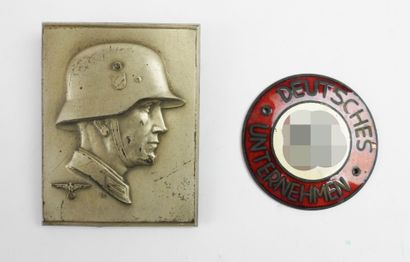 GERMANY. Metal plate (photo album or book...
