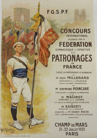 AFFICHE. Alphonse LALAUZE (1872 - 1936) :...