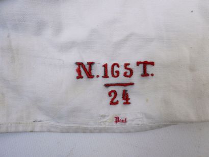 GERMANY. KM sailor's outfit in white cotton...