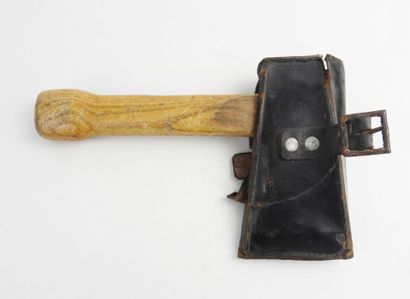 GERMANY. Hatchet with black leather case,...