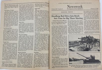 USA. Lot de revues à destination des soldats...