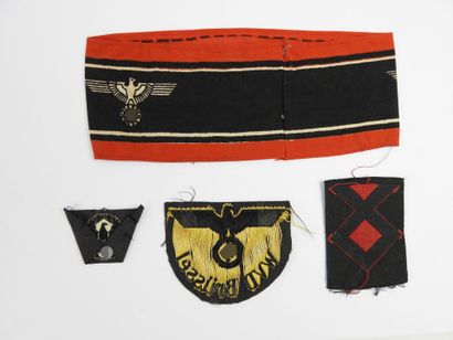 GERMANY. Set of fabric badges consisting...