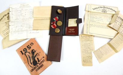 USA. Médailles, insignes documents de Jack...