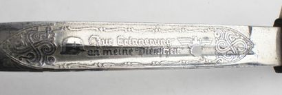GERMANY. Exit bayonet with checkered grip,...