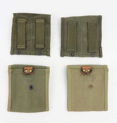 USA. Lot comprenant 4 pouch pour USM1, OD7,dont...