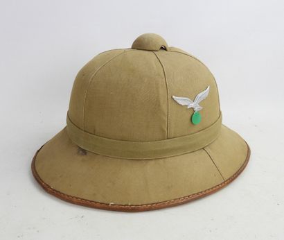GERMANY. Luftwaffe troops' colonial helmet...