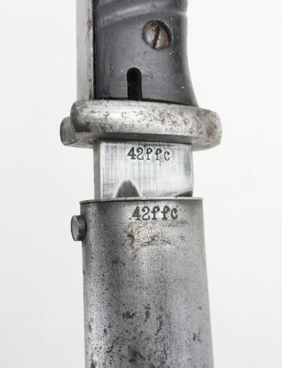 GERMANY. Mauser 98 K bayonet, blade marked...