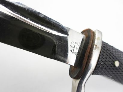 GERMANY. Exit bayonet with checkered grip,...