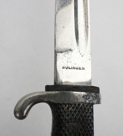 GERMANY. Exit bayonet with checkered grip,...