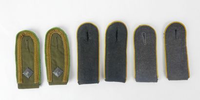 GERMANY. Set of 6 troop shoulder tabs, one...
