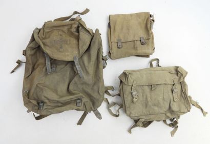 ITALIE. Sac à dos du type des ALPINI en toile...
