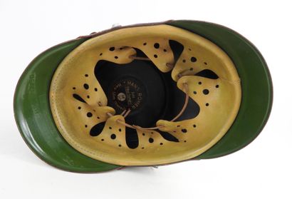 GERMANY. Feldgendarmerie shako in vulcanized...