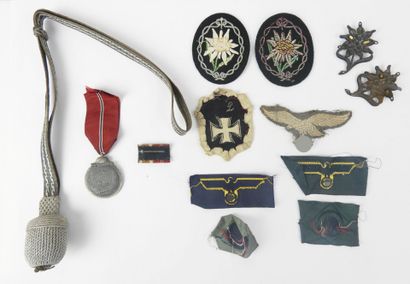 GERMANY. Set of 15 miscellaneous badges,...