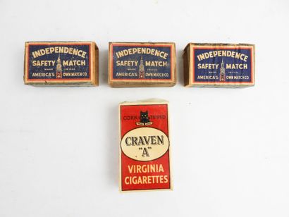 USA. Lot fumeur US comprenant des boîtes...