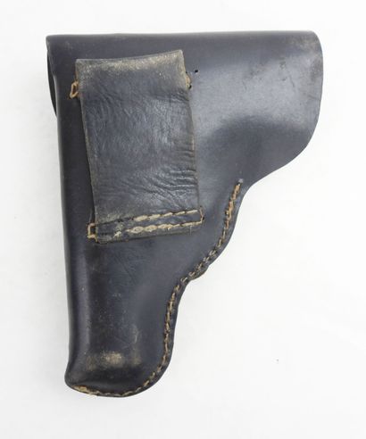 CZECHOSLOVAKIA. Blackened leather CZ 27 7.65...
