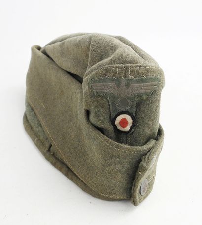 GERMANY. Heer troop police cap in feldgrau...