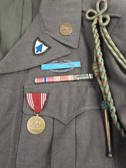 USA. Blouson Ike jacket de la 1st infantry...