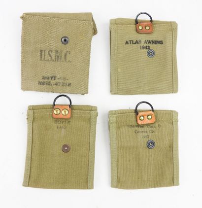 USA. Lot comprenant 4 pouch dont 3 datés...