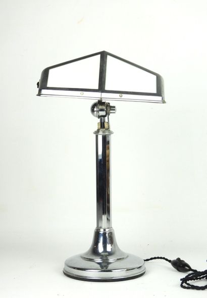 PIROUETT. Articulated desk lamp in chromed...