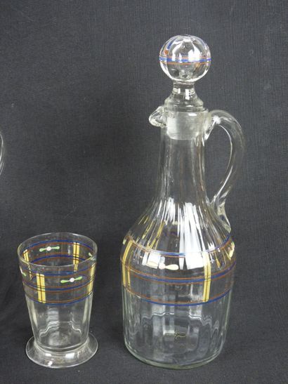 Jean LUCE (1895-1964). 48-piece enameled...