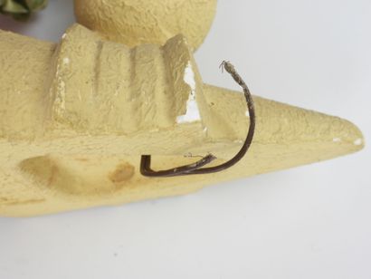 ARLUS. Pair of sconces in plaster. Mark on...